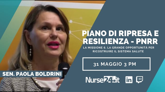 Piano di ripresa e resilienza - PNRR - Sen. Paola Boldrini