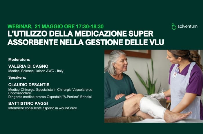 L’utilizzo della medicazione super assorbente nella gestione delle VLU