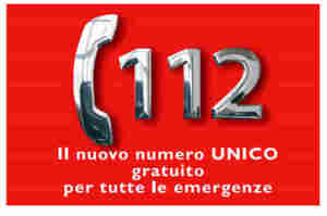 112, in Italia arriva il numero unico per le emergenze