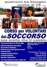 Croce Blu: corsi gratuiti per volontari del soccorso a Riccione