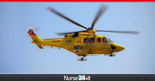 Elicottero 118, precipitano infermiere e medico dal verricello