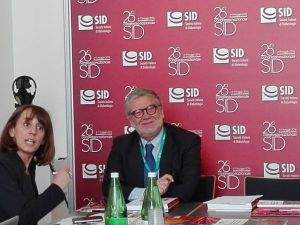 Giorgio Sesti durante la conferenza stampa del 5 maggio 2016.
